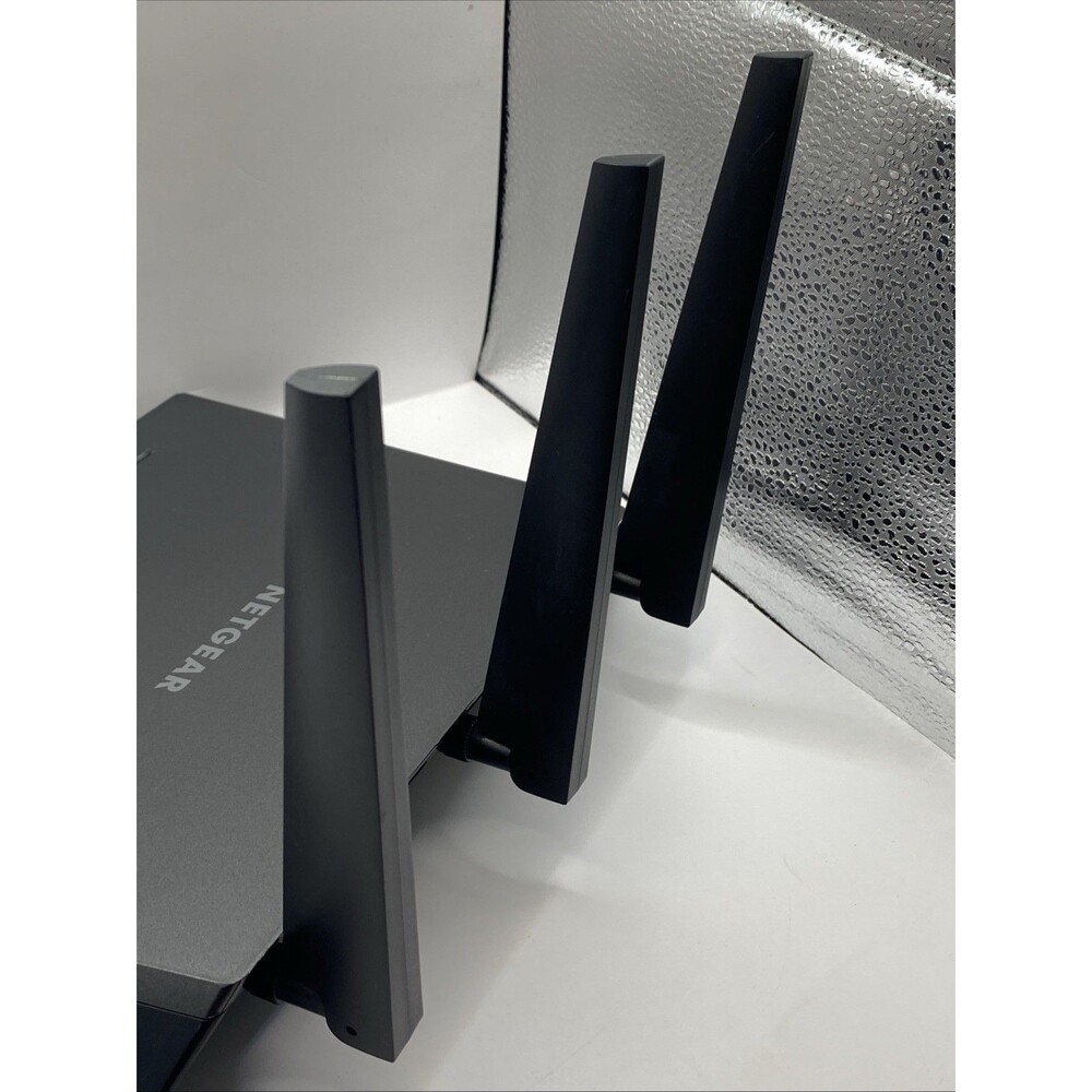 NETGEAR NIGHTHAWK AC1900 SMART WIFI ROUTER R7000 - NO POWER CORD Tested - Picture 9 of 9